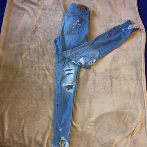 American eagle super high rise jeggings